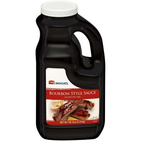 MINORS Minor's Ready To Use Bourbon Style Sauce .5 gal. Jug, PK4 00050000558971